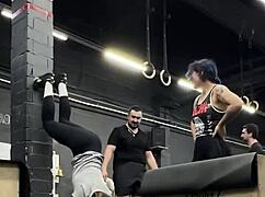 my usual crossfit workout keeps me sweating and strong