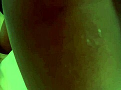 beautiful black babe next door invites white neighbor for movie then bwc jackhammer creampie