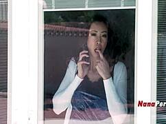 kaya knight plays the 55yo step nana seducing her 18yo step grandson david lee in taboo play.