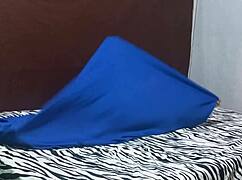 what if a ghost joins stepmom and stepson for real homemade bed fun fucking both?