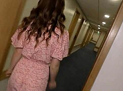 Katie Cooper spots huge BBC in hotel lobby and can't resist sucking it sloppy 😩