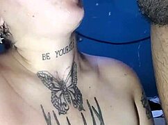 Amateur black latina lover bent over doggystyle anal assfucking craving cock in mouth and ass