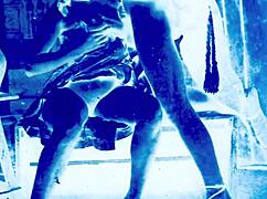 Vintage erotic art captures antique comic passion in retro style