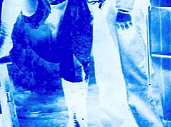 Vintage erotic art captures antique comic passion in retro style