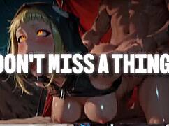 I crave that slutty cheerleader's pov blowjob in locker room swallowing huge anime cum