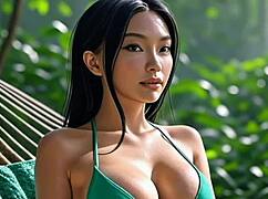 pay up beta boy and worship your sexy asian findom goddess in bikini