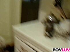 stacie jaxxx rides monster cock pov after closeup blowjob her pussy squirts wild