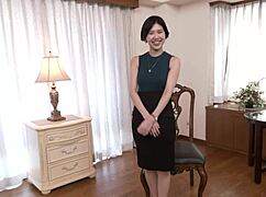 japanese housewife mai hoshine first shoot cheats with creampie and milf pussy play