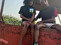 nigerian girl blows my mind with that wet sloppy suck 😍🍆💦
