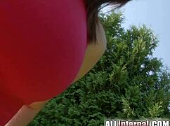 i watch hanna sweet oil up before taking full sperm creampie in her pussy