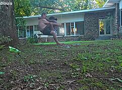 big black cock stretches milf pussy while hubby watches her ride