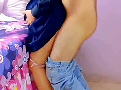 Mexican niece broom anal then doggy fuck! 🧹🍑