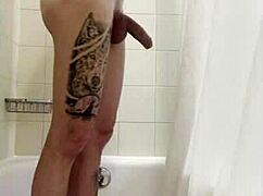 damn that steamy bath groping leads straight to her intense handjob action