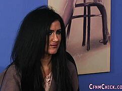 i love classy brit babe's humiliating cfnm blowjob and handjob