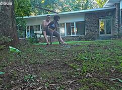 big black cock stretches milf pussy while hubby watches her ride