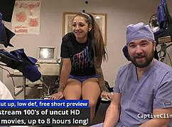 whoa stefania mafra's backstage in latex heels and handcuffs 😈 spreading those cheeks wide backstage vibes with gloves on 🔥👠