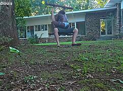 big black cock stretches milf pussy while hubby watches her ride