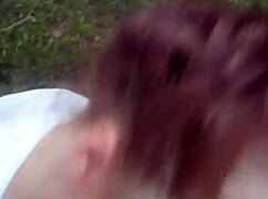 taking this caucasian thickie girlfriend on a wild sex adventure with friends