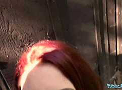 Hot Redhead Lola Fae Fucked Outdoor by Euro Tourist!