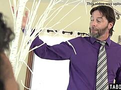 hey naughty ebony teen charlie rae just wants stepdad's big cock to make her happy