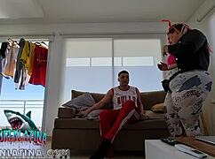 hey single venezuelan mom films her raw first porn ride 😍🤤