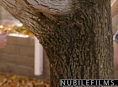 gia paige and jenna satvia share outdoor lesbian licks