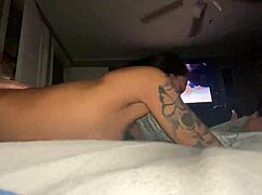 Getting pounded doggystyle hard right in the garage now