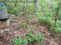 thai girl forest mushroom hunt deep woods secret show thai moans cosplay