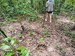 thai girl forest mushroom hunt deep woods secret show thai moans cosplay