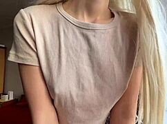 Hot Step Sister's Tight Pussy Milks Cum Fast Into Her Panties Quick