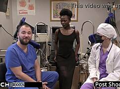 Dr tampa makes freshman rina arem mandatory hitachi vibrator orgasm in hospital exam spreading shaved pussy