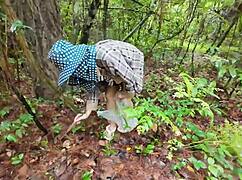 thai girl forest mushroom hunt deep woods secret show thai moans cosplay