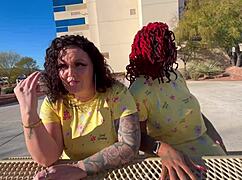 check out siren nudist and somali rose ditching hospital for clown doctor's beach pound