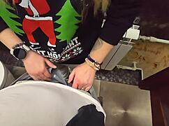 You cum deep inside me right here in public? Homemade creampie with soaked panties pov