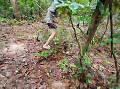 thai girl forest mushroom hunt deep woods secret show thai moans cosplay