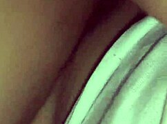 feelin that big arab cock stretch my wet pussy as wife rides husband with ass slaps creampie screamin