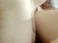 busty wife takes hardcore pounding on honeymoon with husband