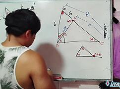 hey nerdy asian student can you handle my sexual math lesson in bedroom brown eyes teacher?