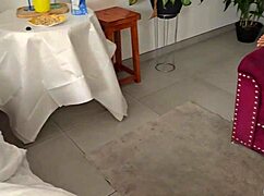 I Fuck Stepsister Behind Stepdad in Shared Bed!