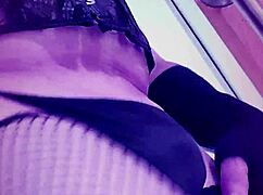 brazilian sissy shemale slams her tight 18+ ass pipe super hard