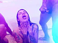 ivanna james takes monster cocks deep in every hole for pissing dp anal destruction and cum mouthful