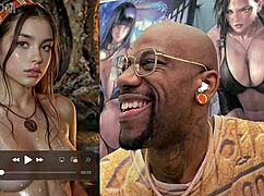 obedient ginger teen dances naked on leash outdoors cum covered bald pussy bath