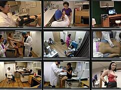 kalani luana spreads her latina ass and small tits backstage during curly blonde fetish physical exam