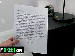 that stunning teen babe with amazing ass bangs her stepdad landlord on the sofa