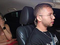 Mature Colombian Blonde Monique Fuentes Pounds Driver In Car