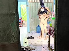 housewife teases brother-in-law into wild backyard sex