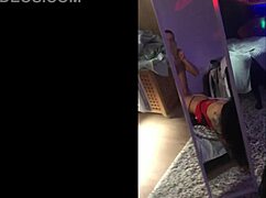 damn this asian babe in sexy lingerie screams wild as that monster cock stretches her tight