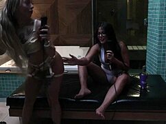 Bianca Demarchi loved navel lick in bathroom porn start