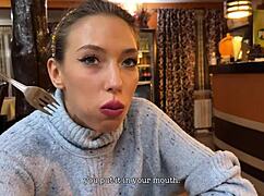 laura quest explores mountain adventures flashing and teasing outdoors in episode three