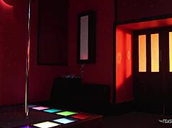 the horny romana milf bounces on two cocks cowgirl style before taking facial cumshots on sofa